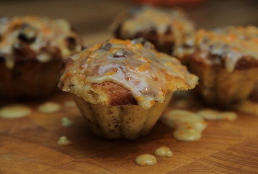 Маффины с курагой и орехами пекан