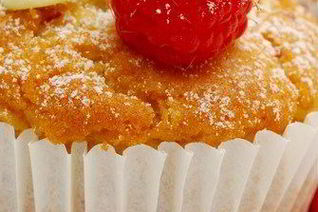 Малиново-яблочные маффины с медом