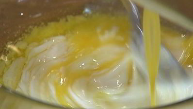 миндальные маффины с вишней