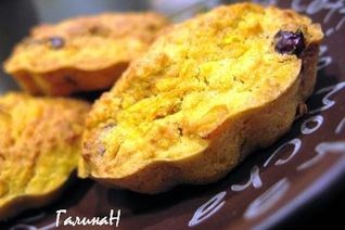 Постные морковно-тыквенные маффины