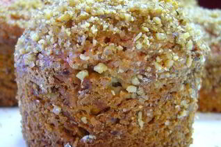 Свекольно-ореховые маффины