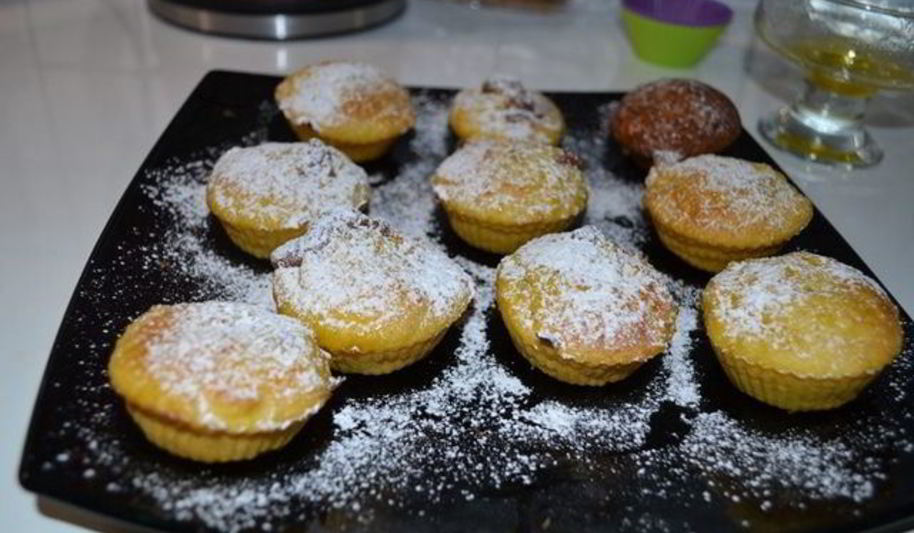 Рецепт тыквенных маффинов с шоколадной начинкой