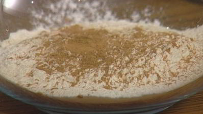 яблочные маффины с орехами пекан