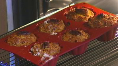 яблочные маффины с орехами пекан