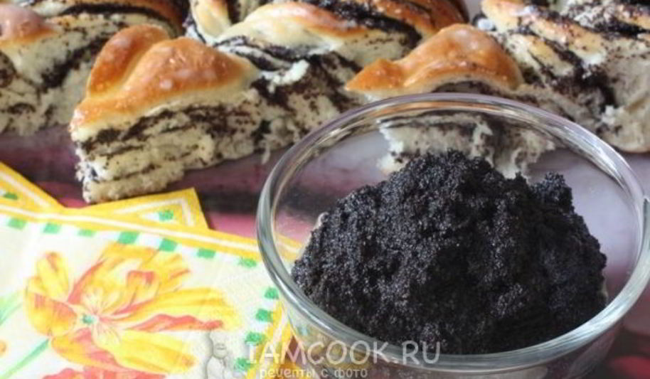 Рецепт маковой начинки для рулетов
