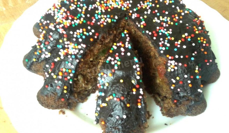 Рецепт какао-манника в глазури