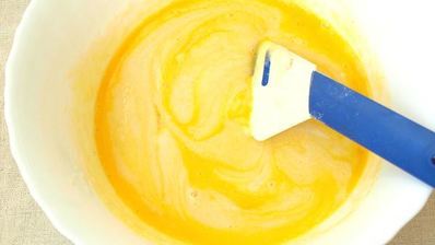 манник на кефире с яблоками