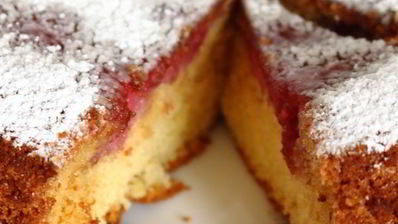 манник с клубникой