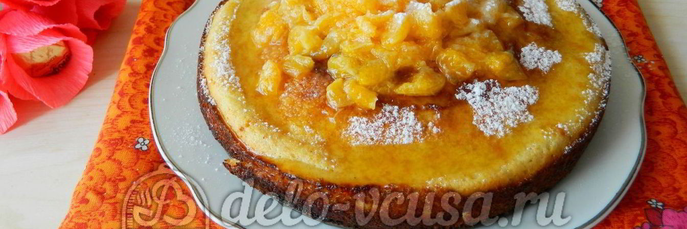 Манник с мандаринами