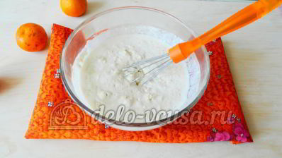 манник с мандаринами