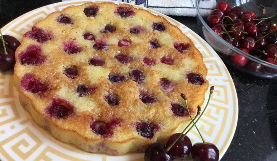 Рецепт манника с вишней