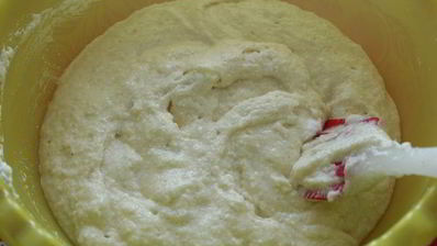 манник творожный с облепиховым соусом