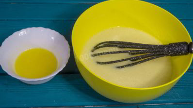 мокрый манник на кефире