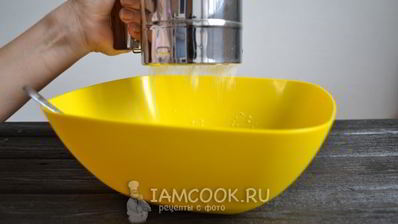 постный манник с яблоками