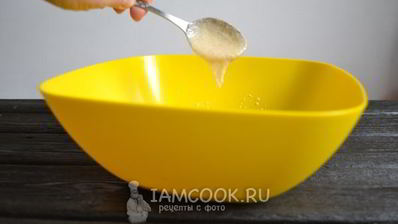 постный манник с яблоками