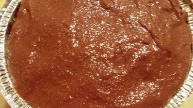 шоколадный манник с ягодами