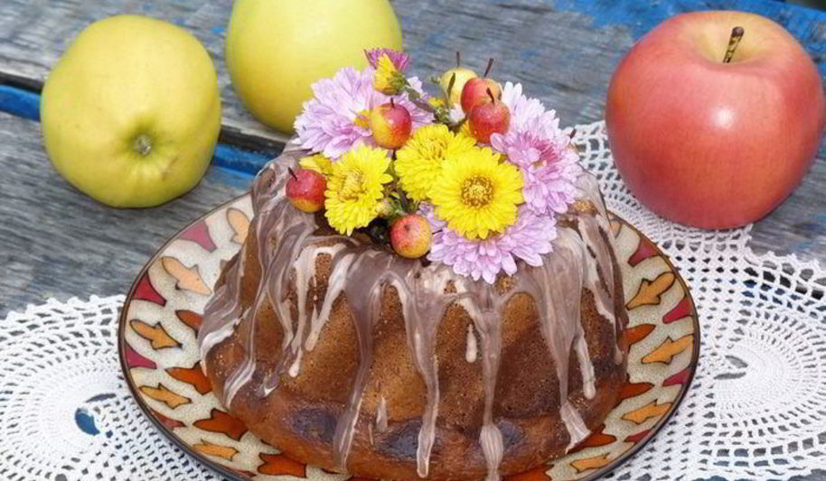 Рецепт яблочного манника