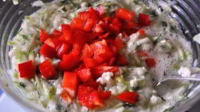 диетические оладьи из кабачков