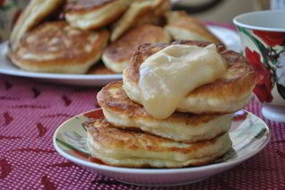 Дрожжевые оладьи