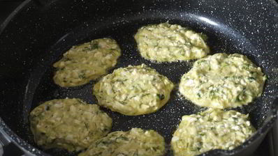 кабачково-сырные оладьи