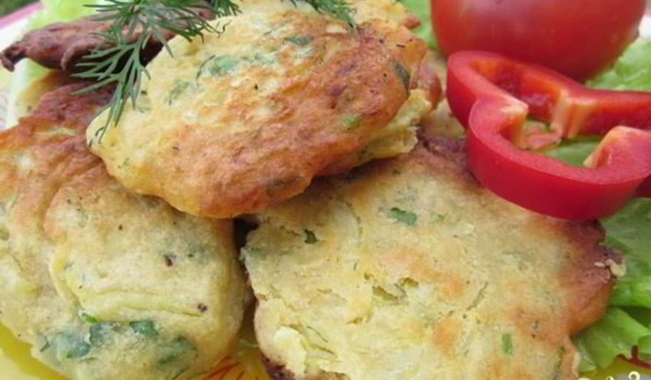 Рецепт кабачковых оладий без яиц