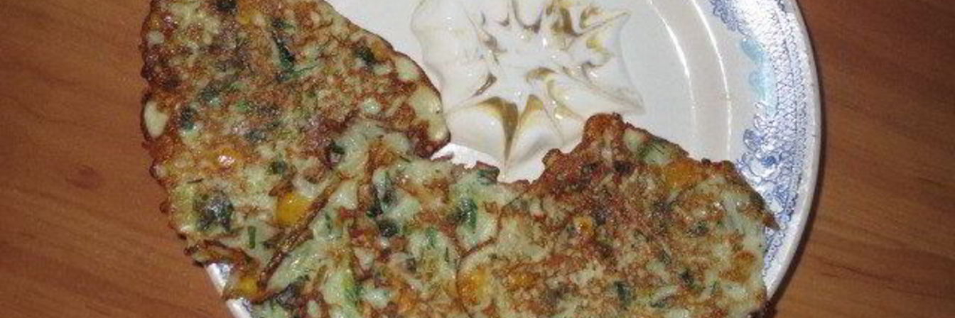 Капустные оладьи