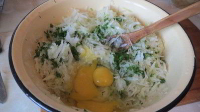 капустные оладьи