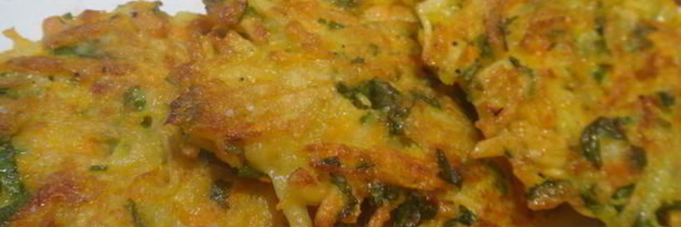 Морковно-картофельные оладьи