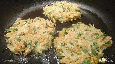 морковно-картофельные оладьи