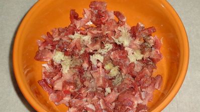 мясные оладьи