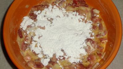 мясные оладьи