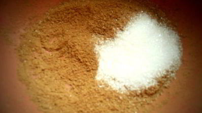 оладушки с карамельно-фруктовым припеком