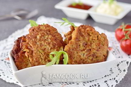 Оладьи из баклажанов