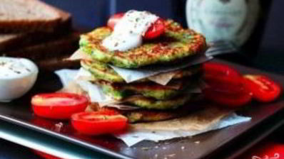 оладьи из брокколи с сыром