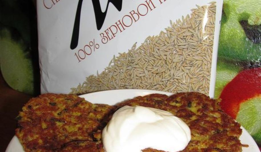 Рецепт оладий из кабачков и отрубей лито