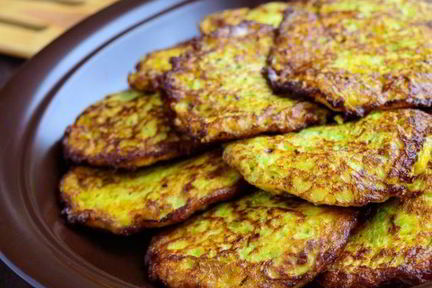 Оладьи из кабачков с сыром