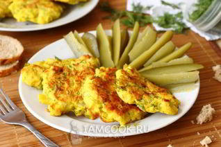 Оладьи из куриного филе