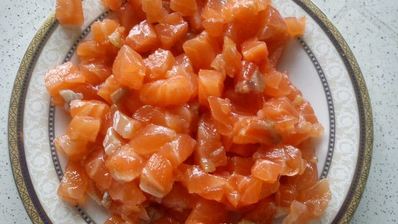 оладьи из тыквы с семгой