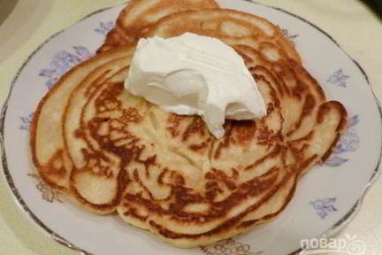 Оладьи кефирные