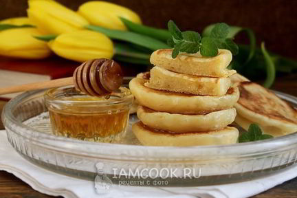 Оладьи на прокисшем кефире