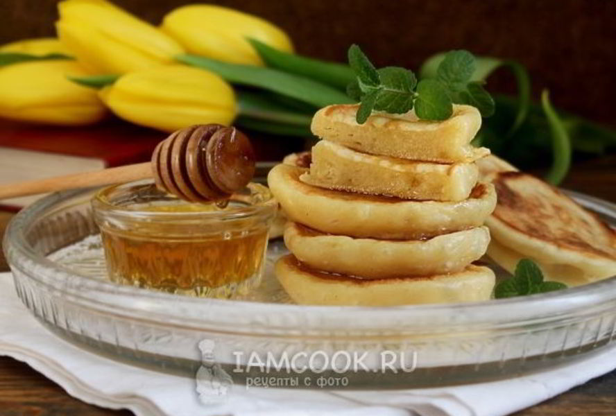 Оладьи на прокисшем кефире