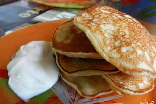 Оладьи на ряженке