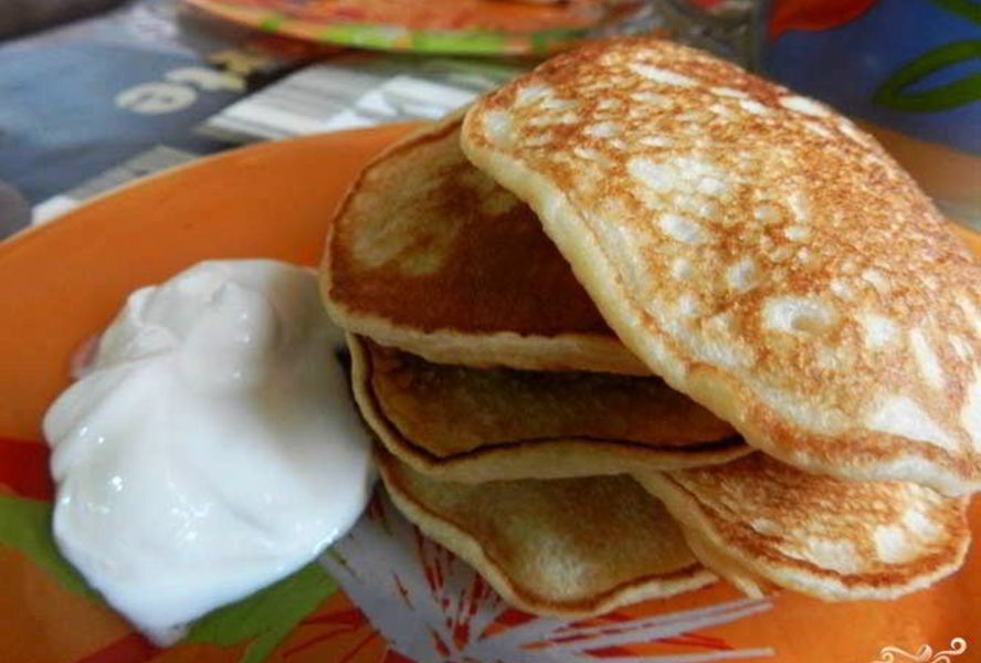 Оладьи на ряженке