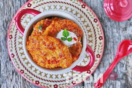 Оладьи с фаршем