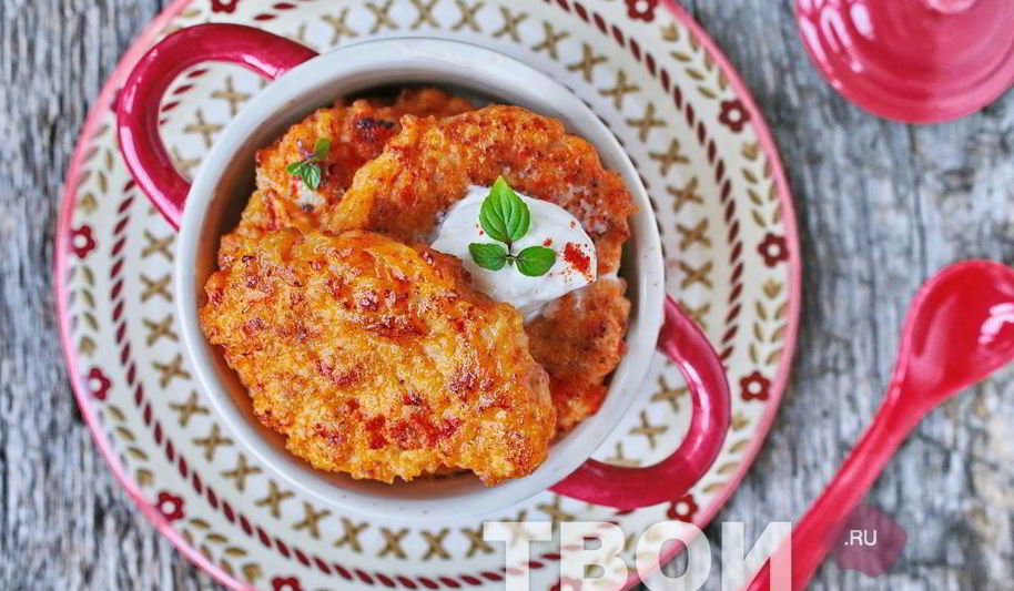 Рецепт оладий с фаршем