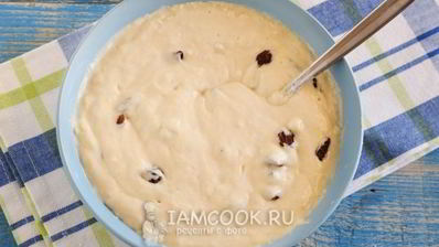 оладьи с изюмом