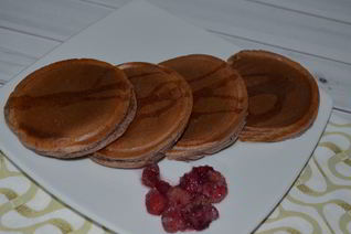 Оладьи с лесными ягодами