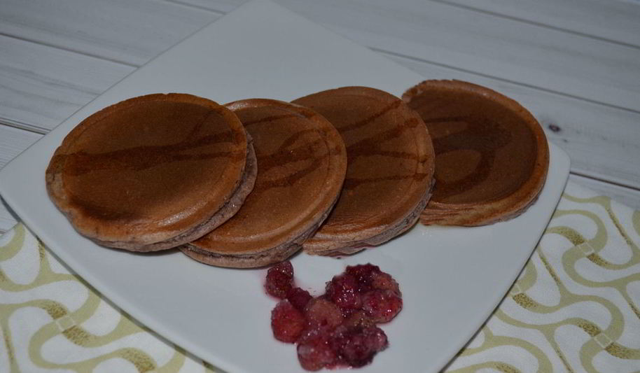 Рецепт оладий с лесными ягодами