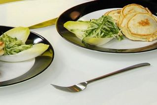 Оладьи с семгой