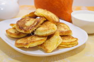 Оладьи с тыквой Вкусные